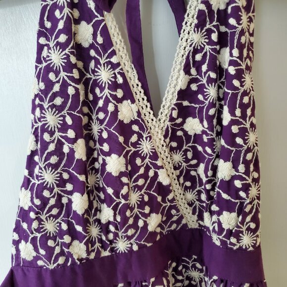 Simply Envogue Embroidered Cotton Apron - Picture 5 of 9